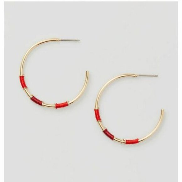 Ann Taylor Hoop Earrings Banana Republic Bracelet - Picture 4 of 8